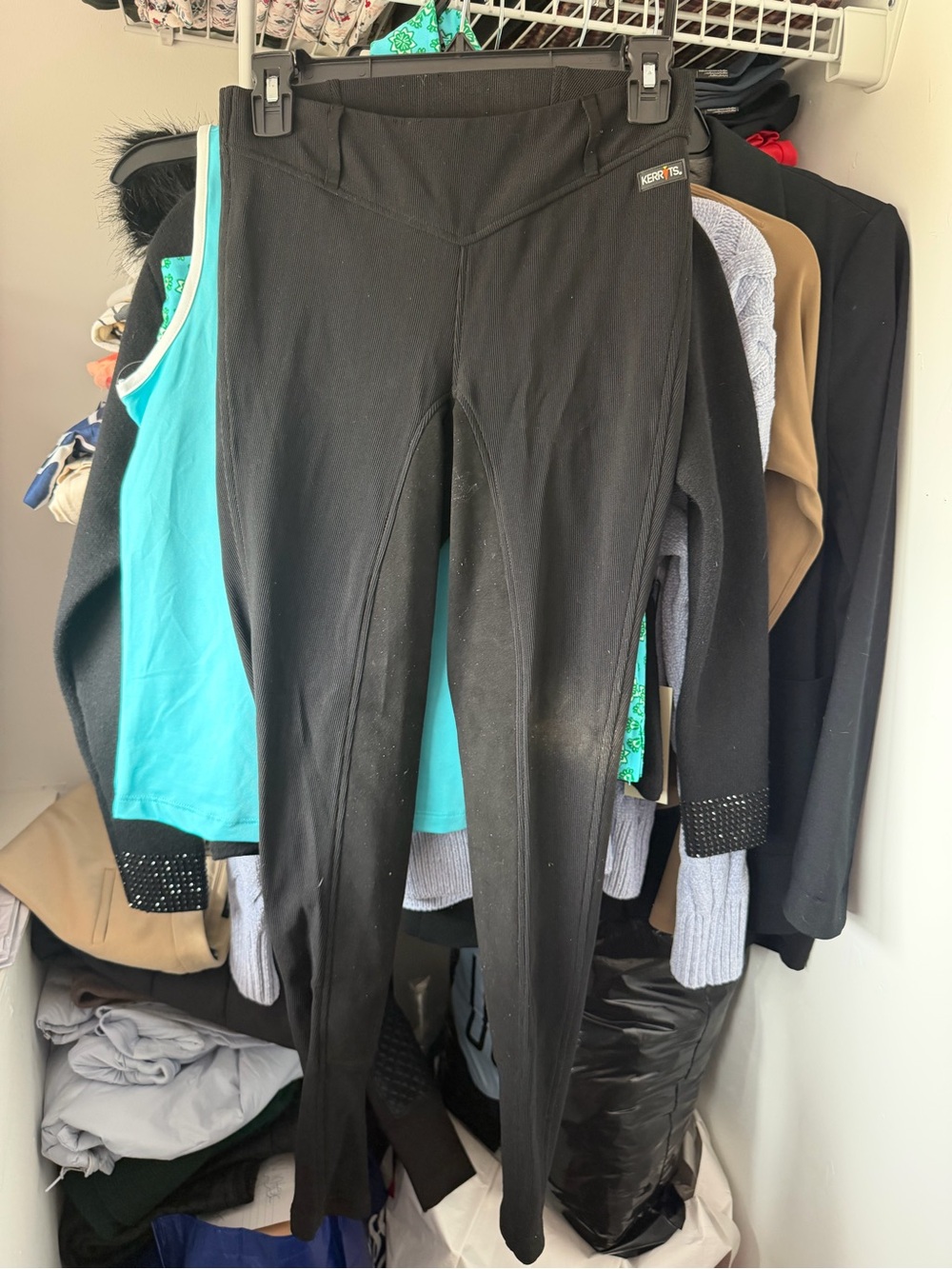 Kerrits horse riding tights full seat pull on leggings size small